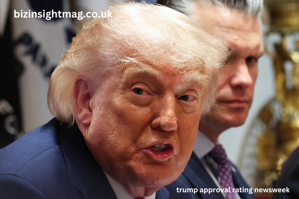 trump approval rating newsweek