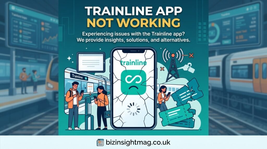 trainline app not working