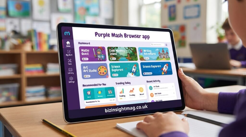Purple Mash Browser app