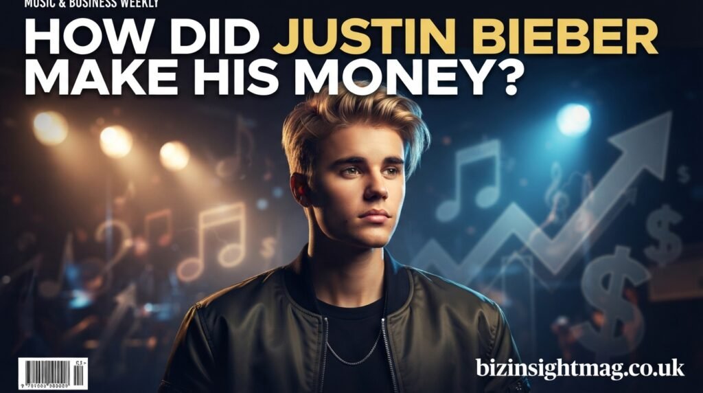 how did justin bieber make his money